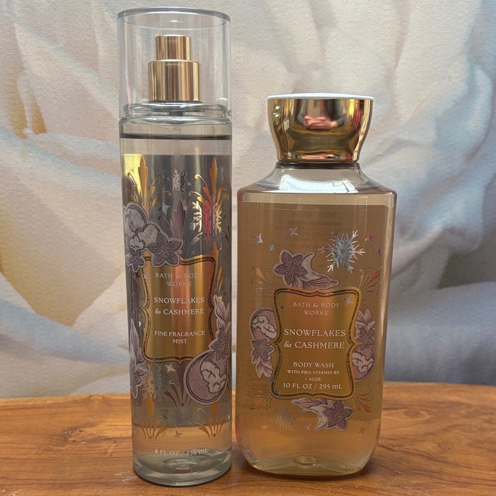 Bath & Body Works Snowflakes & Cashmere Body Wash & Mist